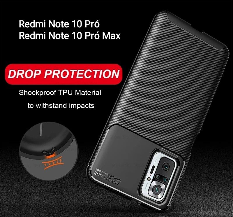 Capa P/ Xiaomi Redmi Note 10 Pro / Redmi Note 10 Pro Max / Mi 10 Lite