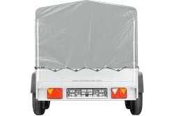 Przyczepka dwuosiowa GARDEN 264/2 KIPP 264x125 stelaż H800 + pokrowiec