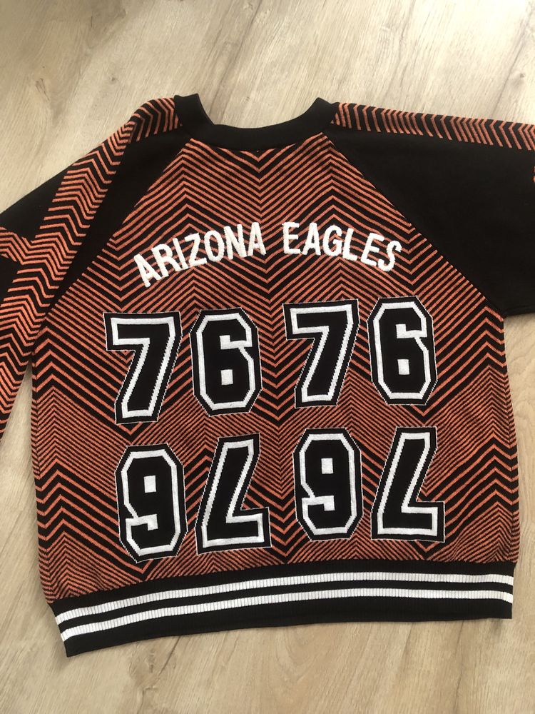 Sweter jesienny gruby River Island 40/12/L sportowy zimowy