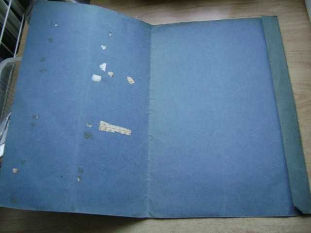 Starocie z PRL - Teczka tekturowa przedwojenna na dokumenty z 1910r.