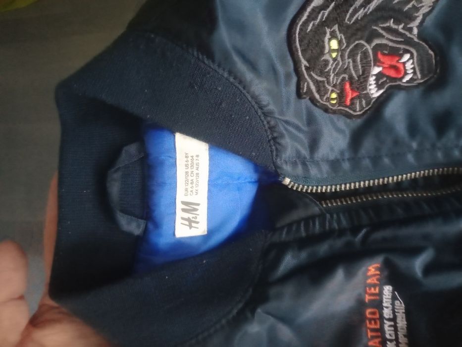 Bomberka kurtka przejściowa H&M 122/128 chłopięca