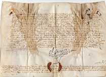 BATALHA de ALCÁCER-QUIBIR - Raríssima Carta Régia relativa à Batalha !