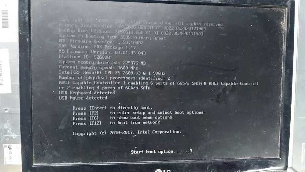 serwer R2312WTTYSR X99 Xeon Server 12 3.5 RAM 230GB ddr4 E5-2609