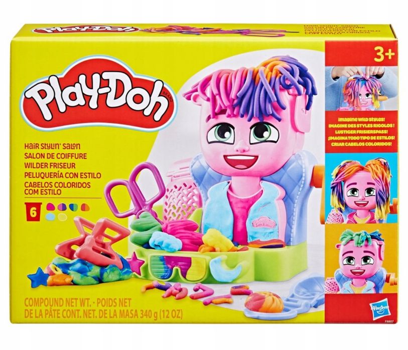 Play-Doh Ciastolina Salon fryzjerski Zestaw Fryzjer F8807 Hasbro