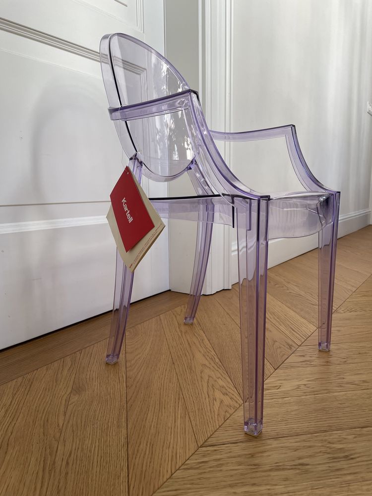 Philippe Starck Lou Lou Ghost krzesełko dla dzieci