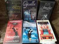 Cassetes VHS ballet