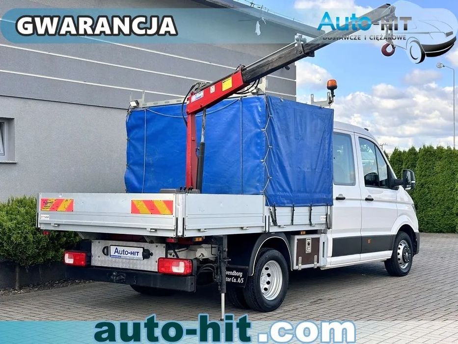 Volkswagen Crafter  Skrzynia DOKA HDS 177KM Na Bliźniakach Ład:1.8t Hak:3t DMC:5t