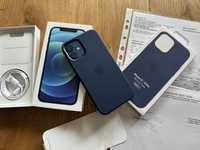 iPhone 12 64GB Blue iDream Apple Silicone Case Deep Navy