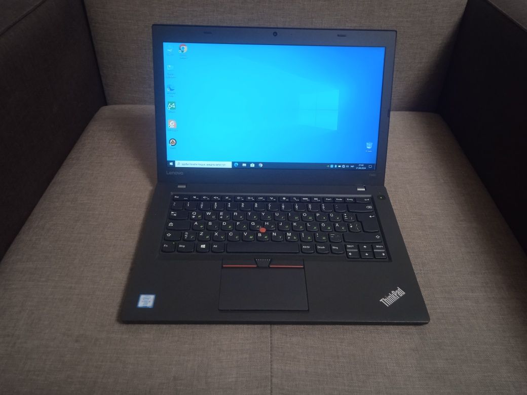 Ноутбук Lenovo ThinkPad T460, Intel Core i5-6300U,ram 8/ssd 240 gb