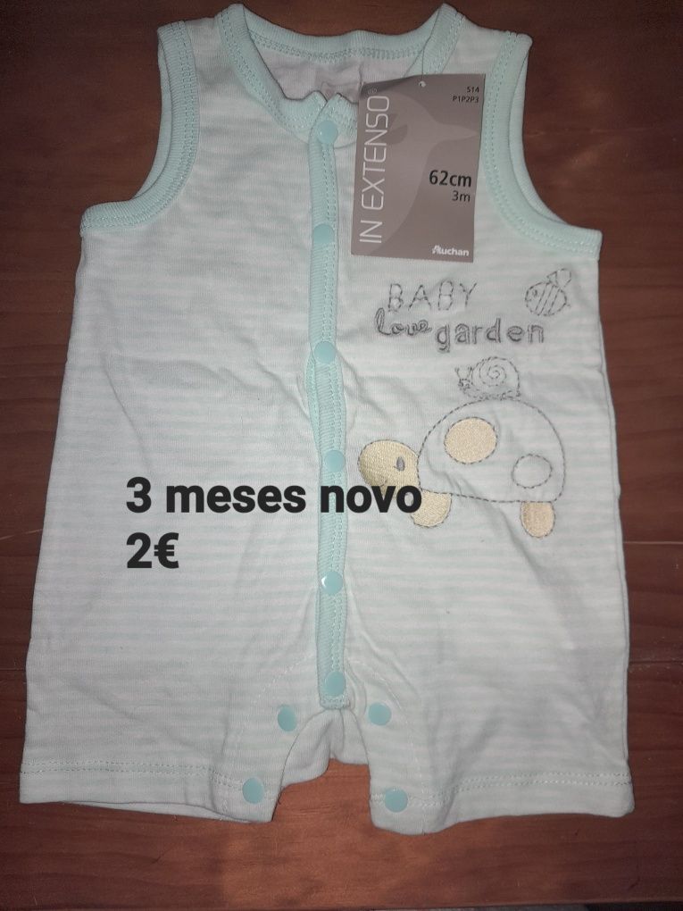 Babygrow novo com etiqueta