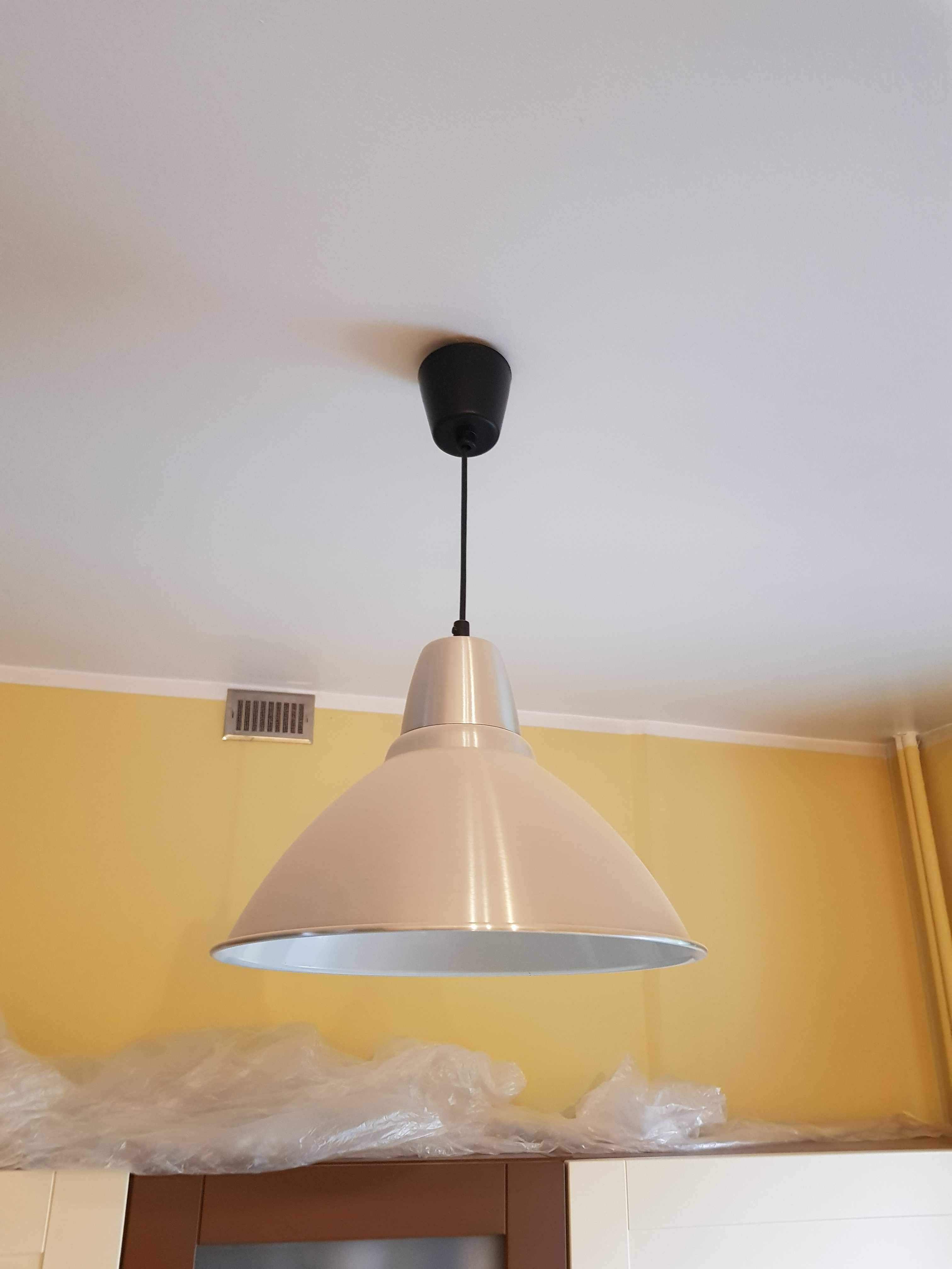 Lampa loft aluminium satynowane