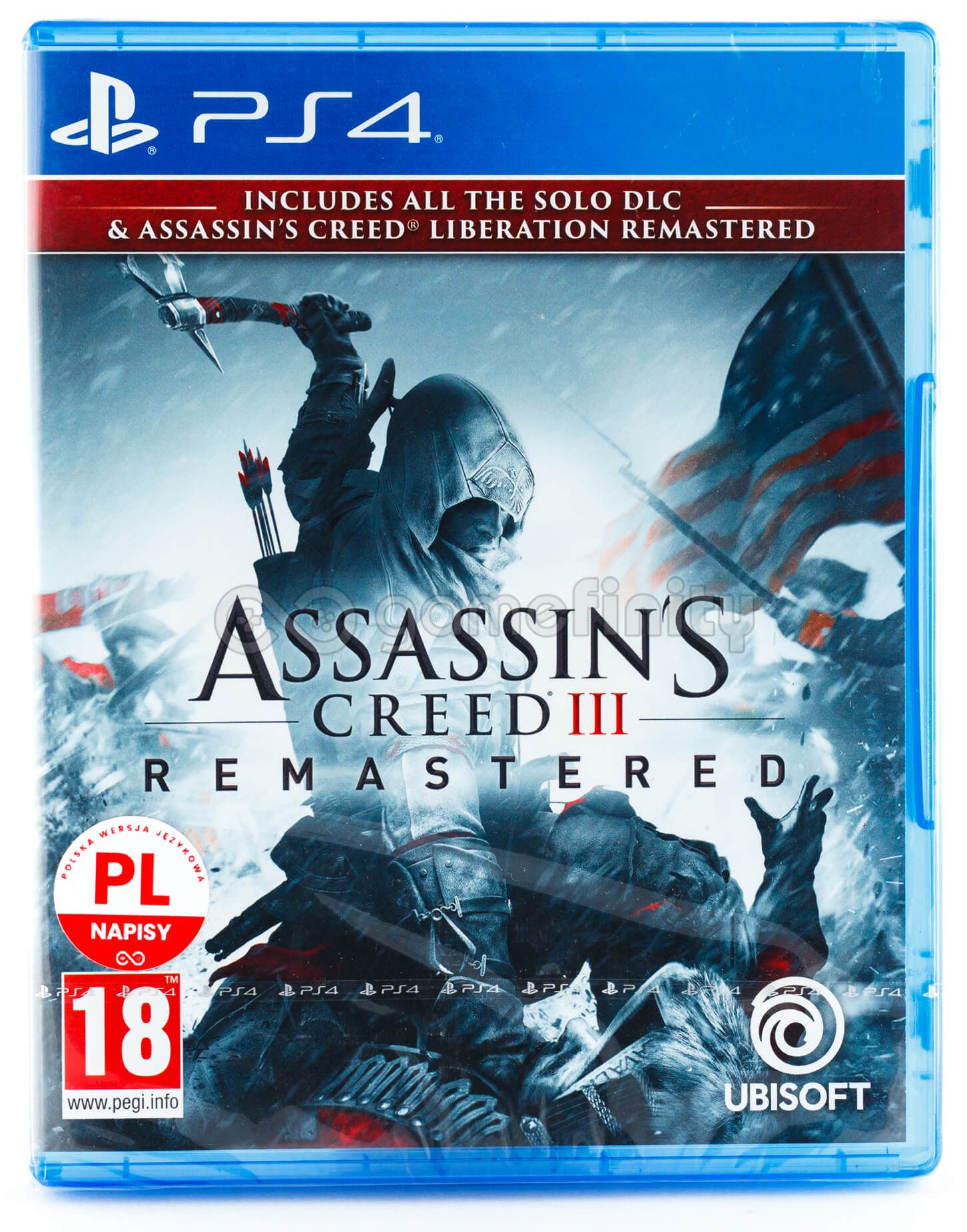 Gra Assassin's Creed III 3 Remastered PL (PS4)