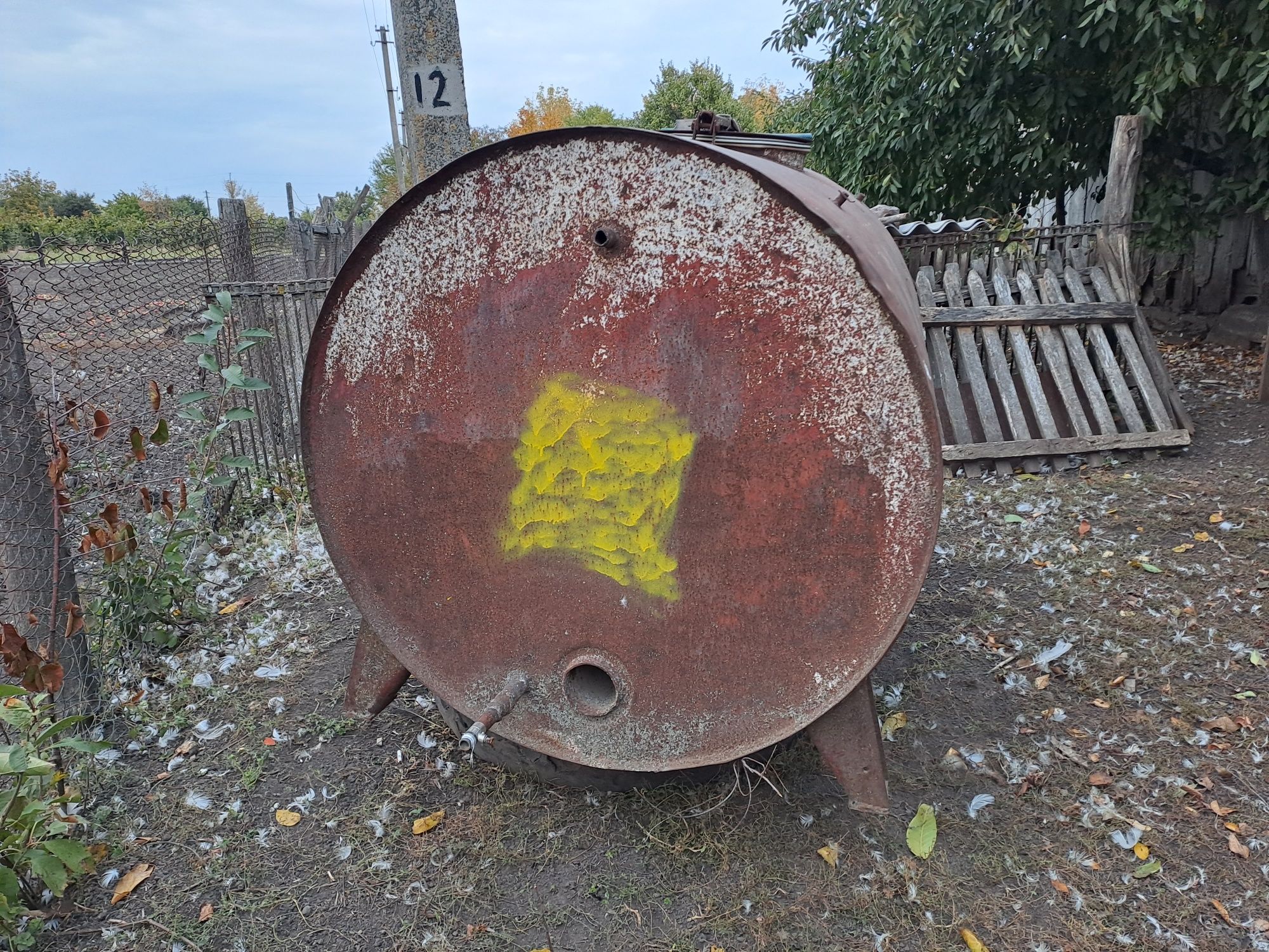 Бочка 1.2 м3 металева ( ТОРГ)