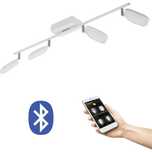 Eglo Smart LED sufitowa lampa Crosslink Spot biała
