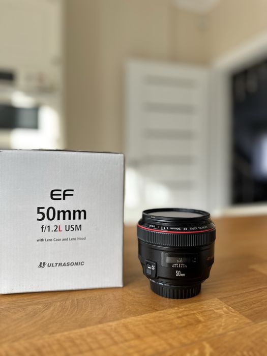 Canon EF 50mm f/1.2 L USM – stan salonowy, jak nowy! Okazja