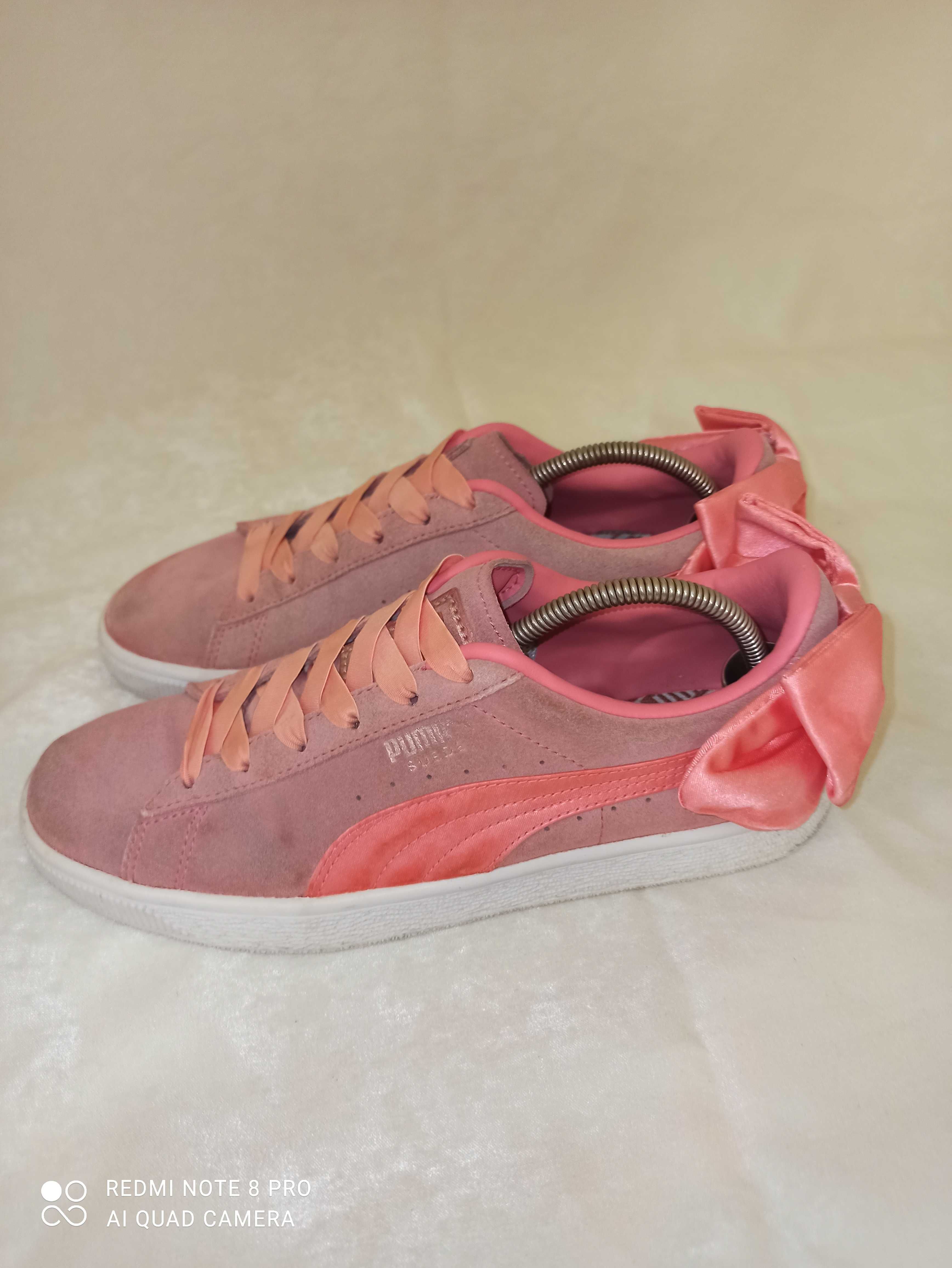 Кеды, кроссовки Puma с бантиком,38 размер,24см