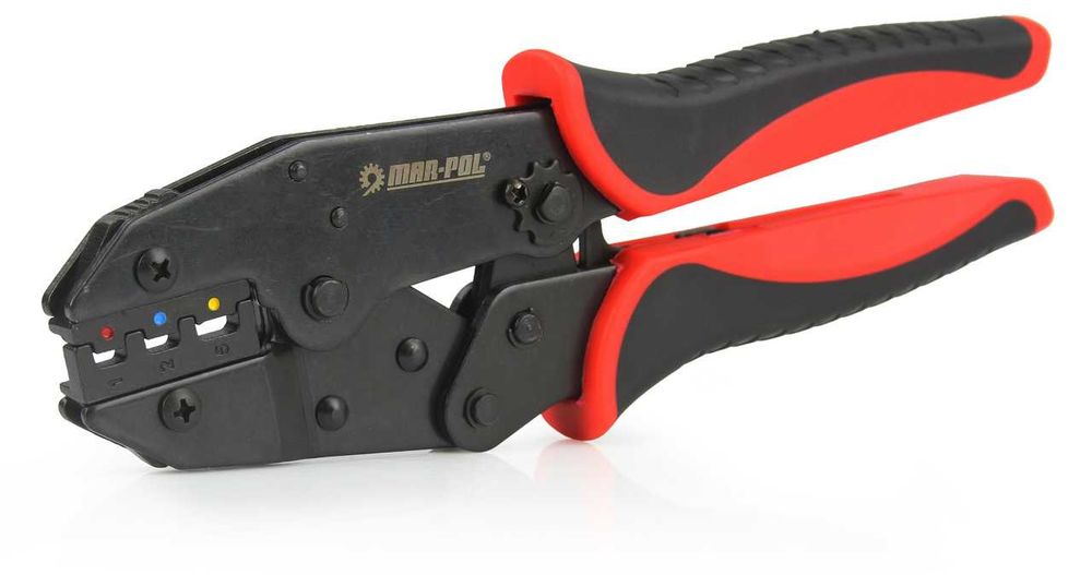 Кліщі для зажиму, монтажу роз'ємів Mar-Pol M49533 0,5 мм² - 10 мм²