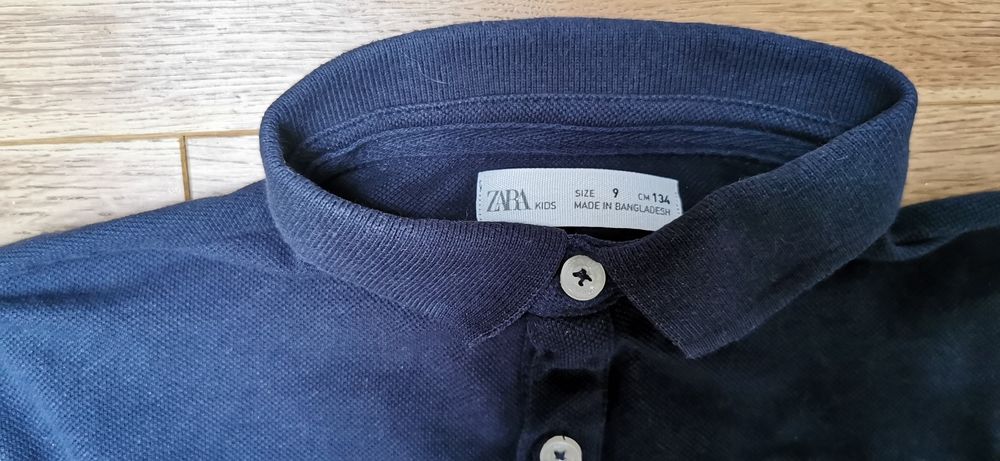 Bluzka z długim rękawem polo Zara roz. 134