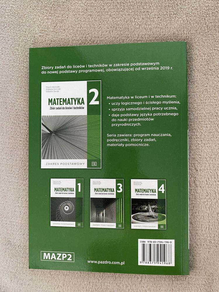 Matematyka 2 Zbiór zadań dla liceów i techników