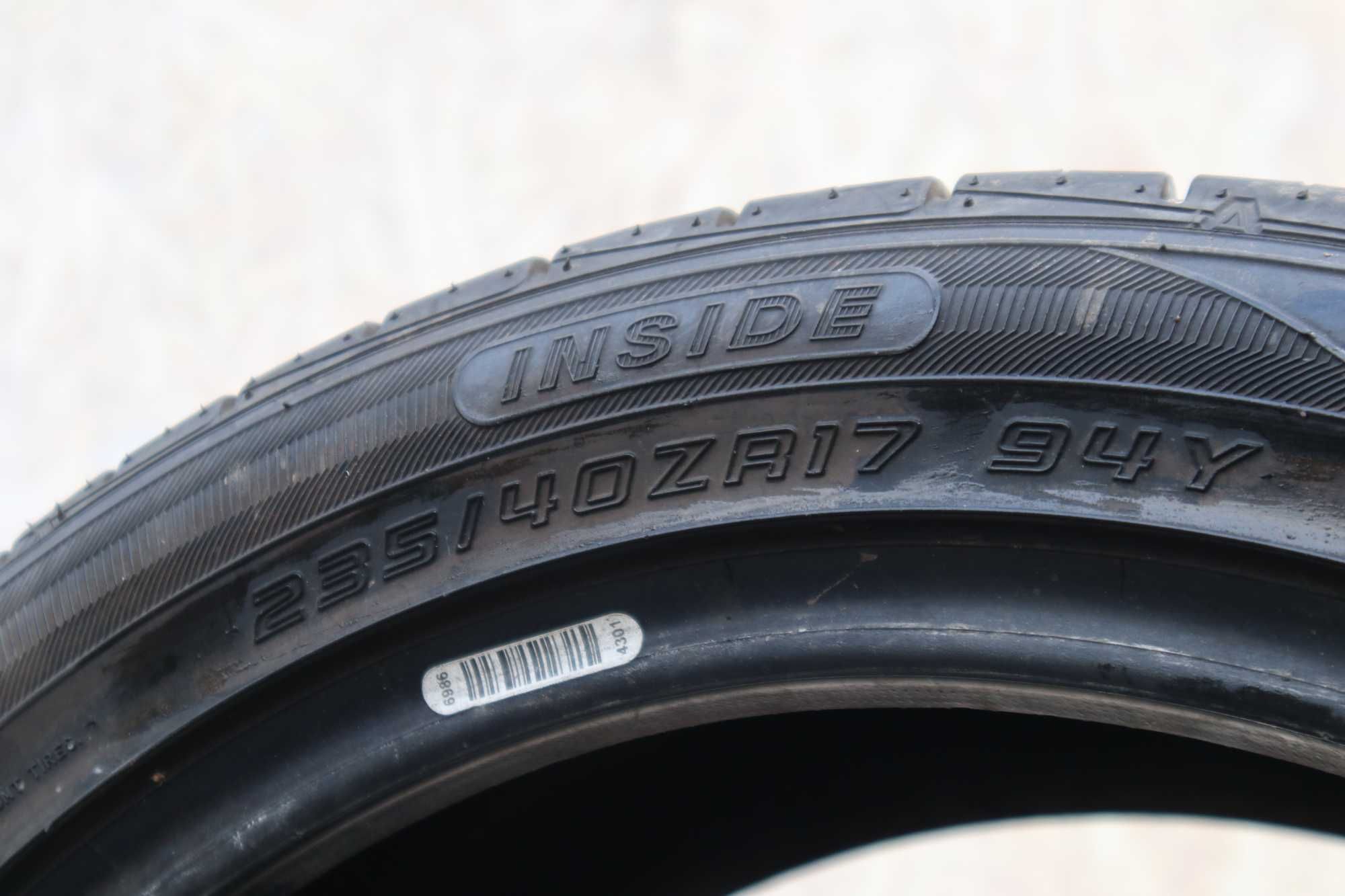 Пара літніх шин Falken	Azenis FK453	235/40 R17 	2012