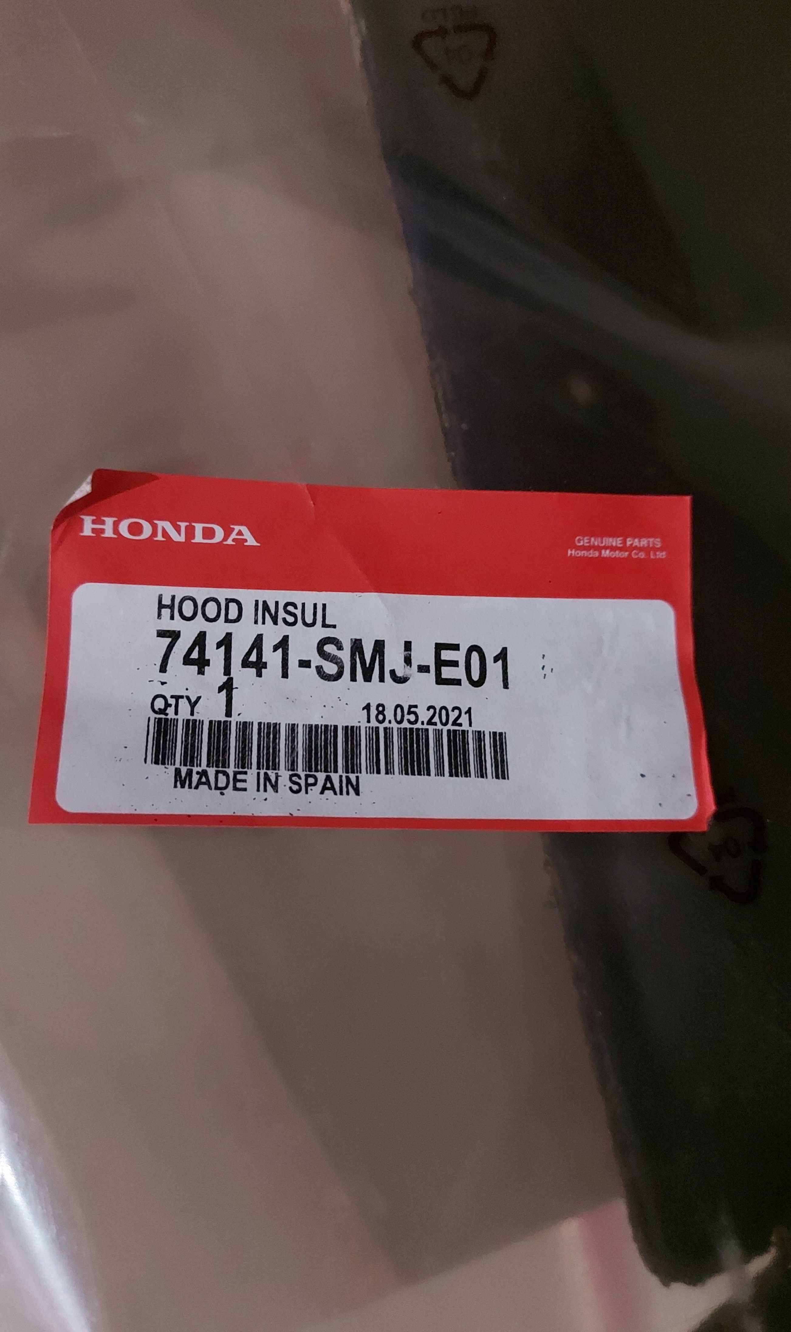 Накладка капота внутренняя Honda Civic 8 74141-SMJ-E01