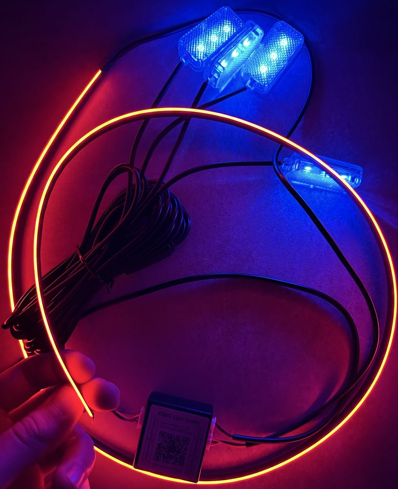 Підсвітка салону 18в1 Ambient Light symphony дві зони чорна