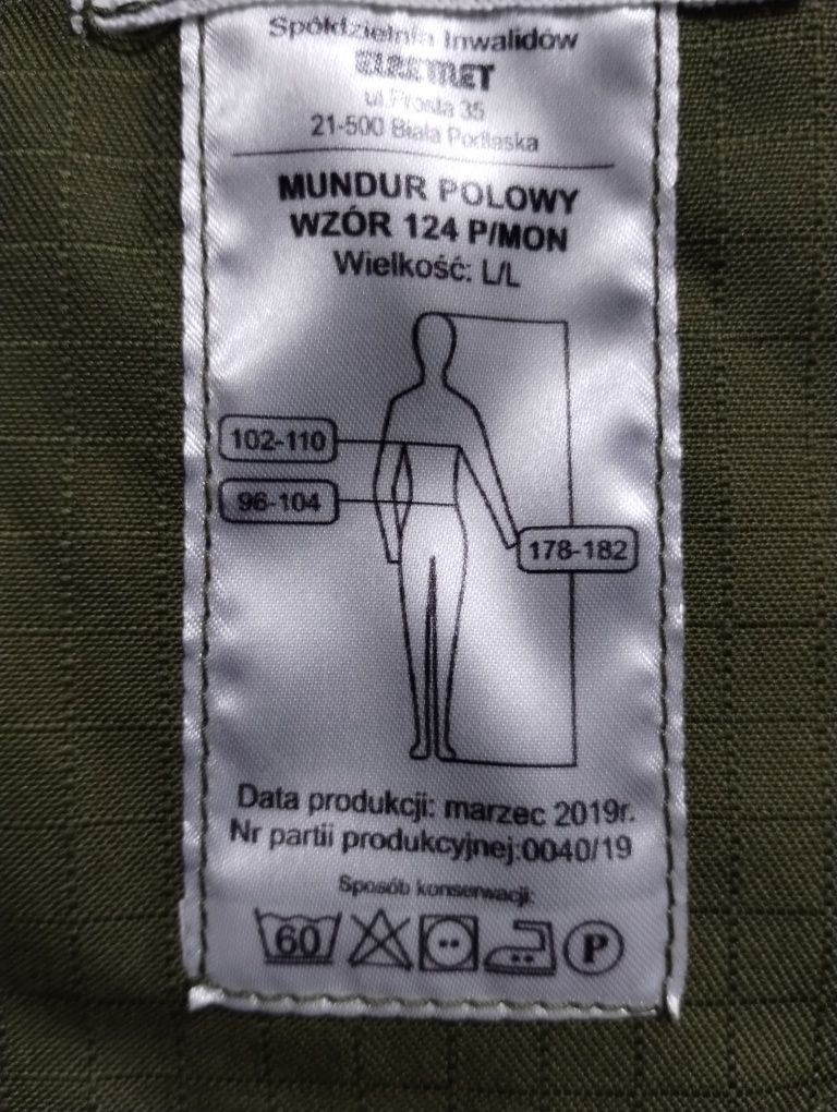 Mundur polowy wzór 124P/MON