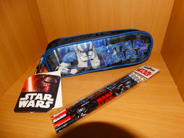 MiszMasz# Star Wars Piórnik + Ołówek 4 szt Gwiezdne Wojny Disney Nowe!