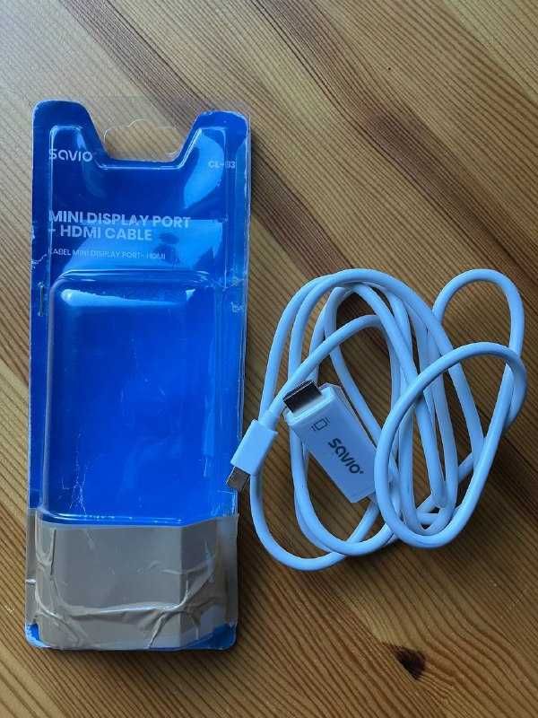 Savio Kabel mini DP (M) – HDMI (M) 1,8 m CL-83