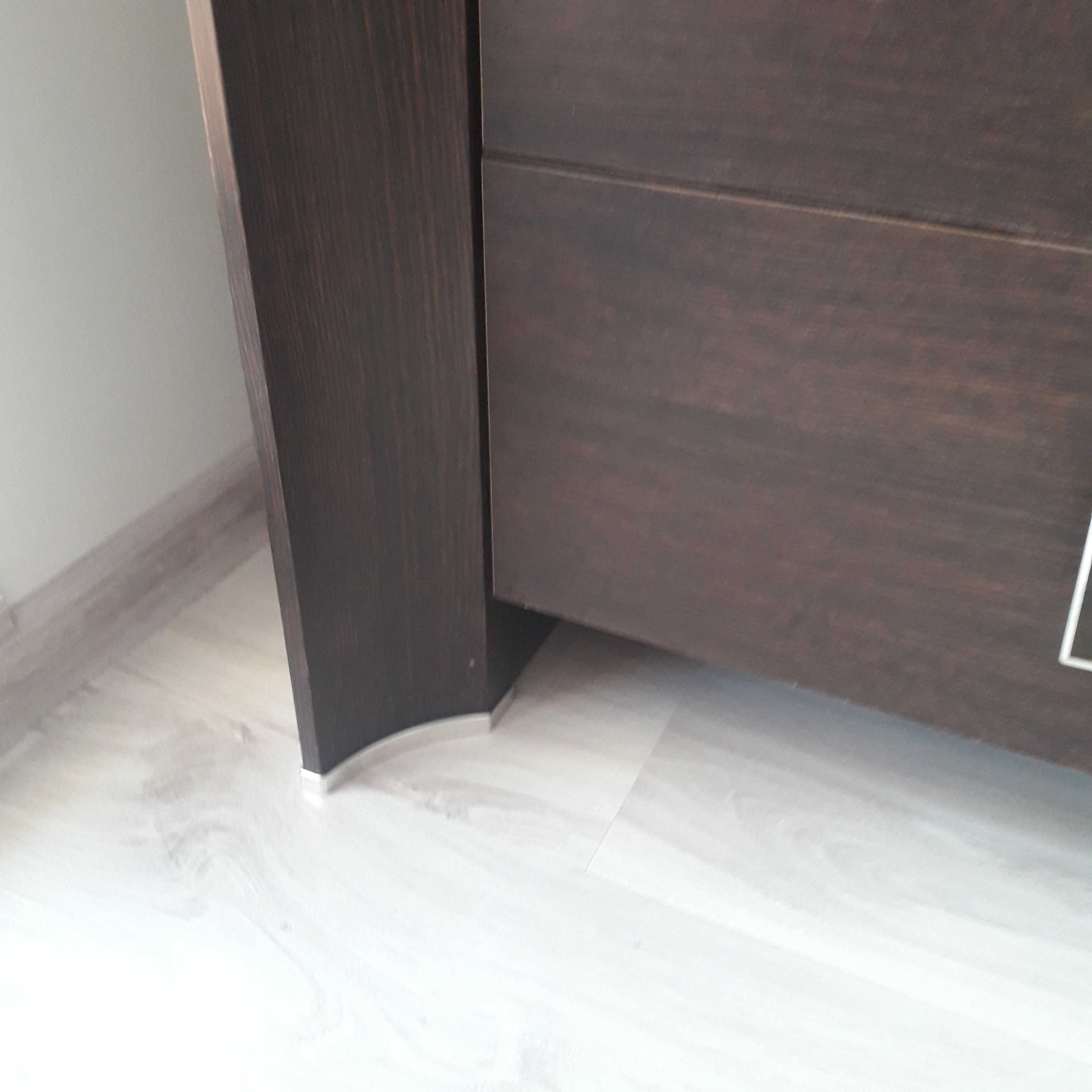 Komoda+witryna+stolik Black Red White