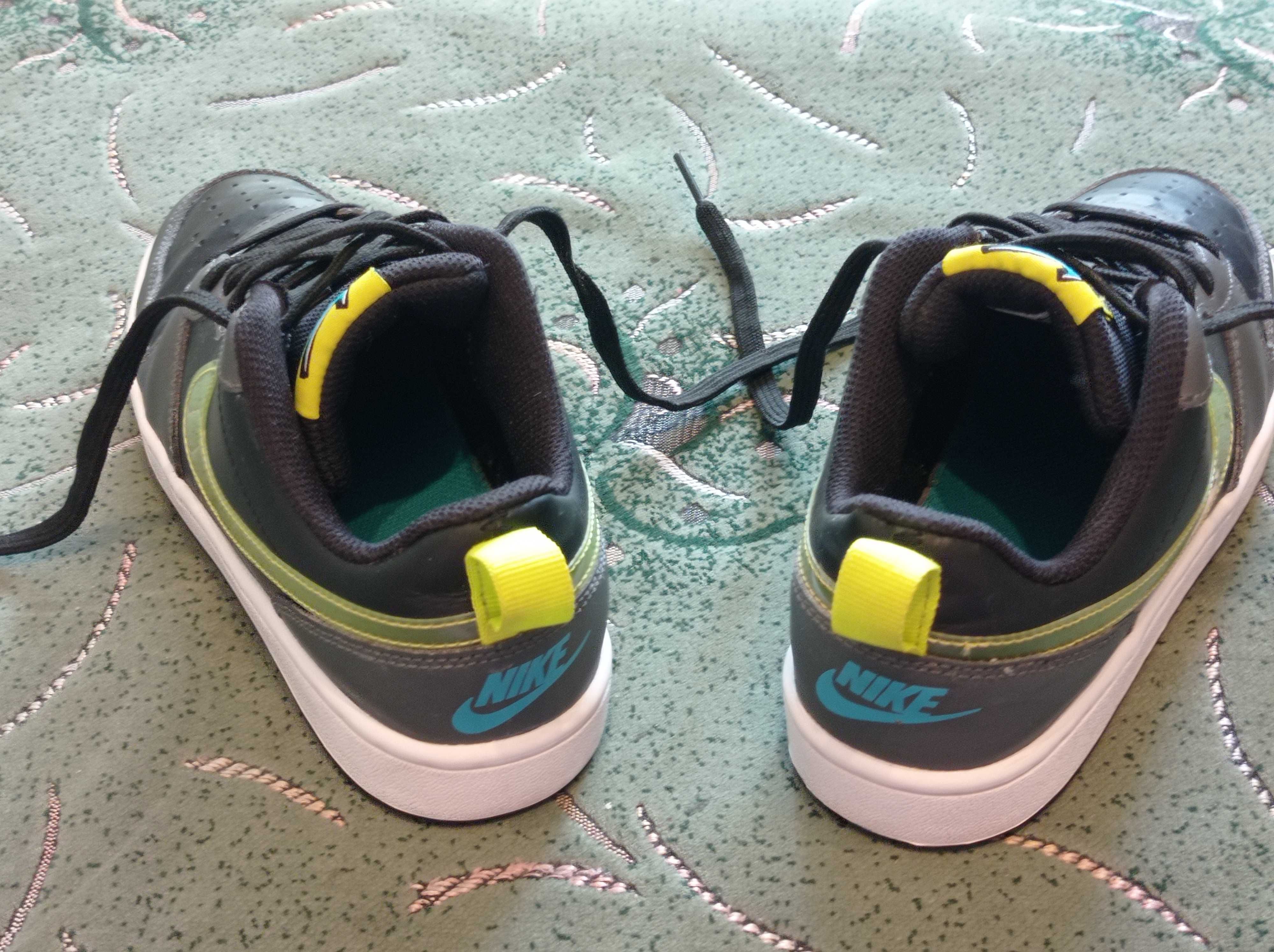 Кроссовки /кеды кожаные Nike оригинал размер-37,5 стелька-23,5-24см