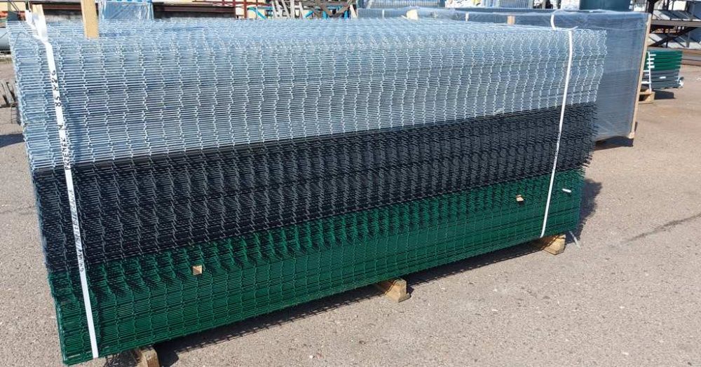 Panel ogrodzeniowy ocynk 1530 mm / 2500 mm grafit zieleń ogrodzenia