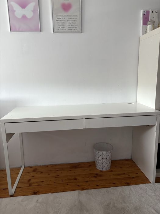 biurko biale ikea