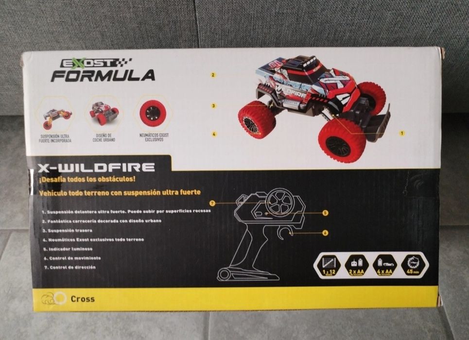 Nowy zdalnie sterowany pojazd Exost Formuła X- Wildefire RC okazja