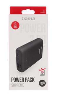 Powerbank Hama 10000 mAh szary