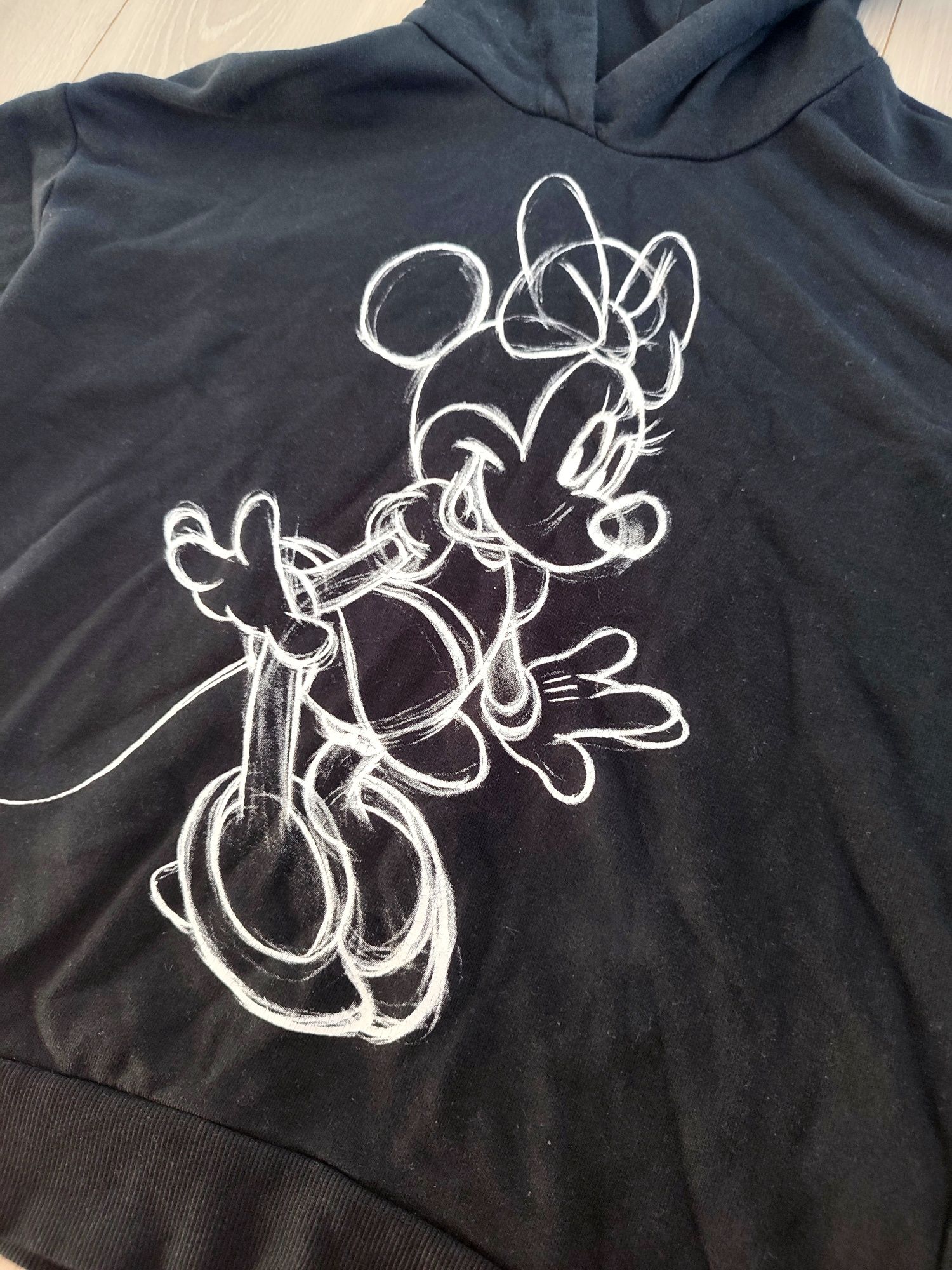 Bluza czarna XS S Myszka Minnie Disney bdb