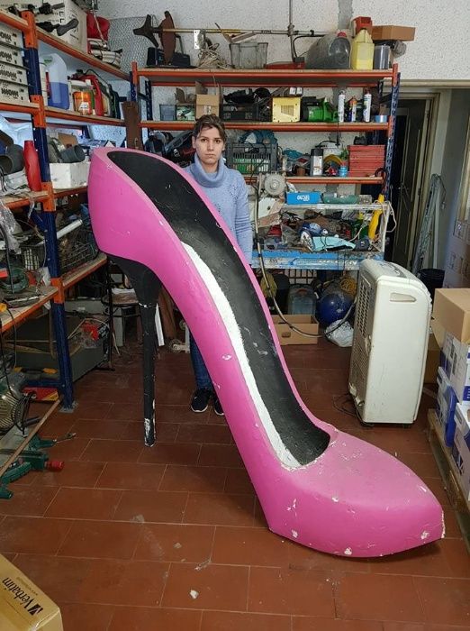 Sapato gigante para loja, sapataria