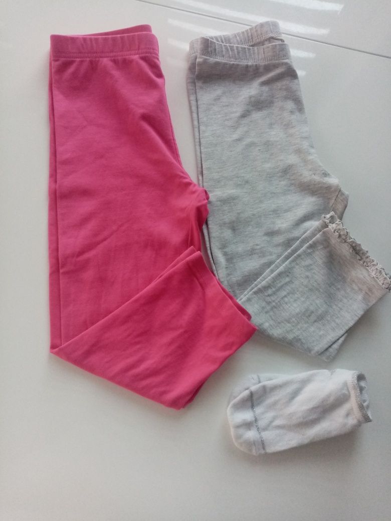 Legginsy Cocodrillo i H&M roz. 128 + gratis