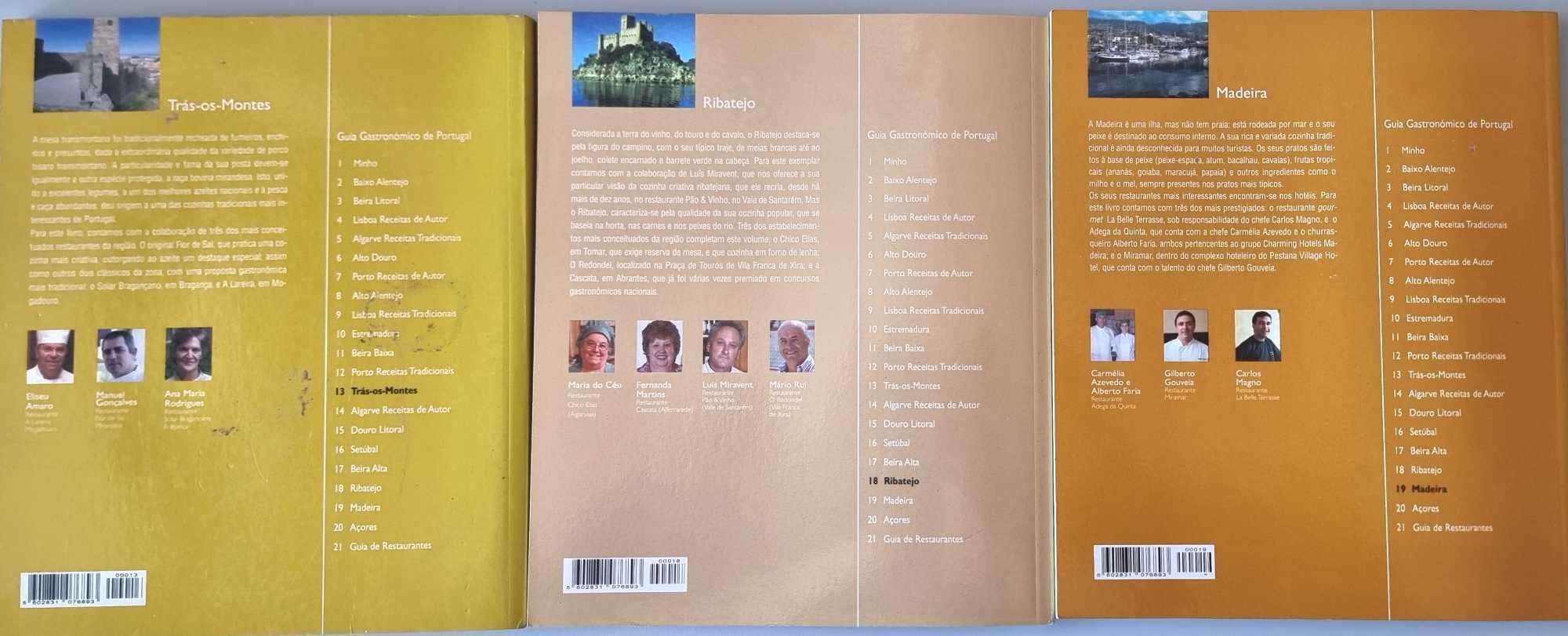 Guia Gastronómico de Portugal (9 volumes)