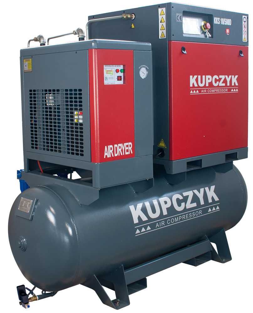 Kompresor śrubowy Kupczyk KKS 10/500D 970 l/min