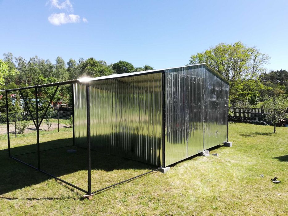 Garaż Blaszany Ocynkowany 2-stanowiskowy - Garaże Blaszane - ESSTAL*