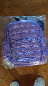 Plecak holograficzny fioletowy
