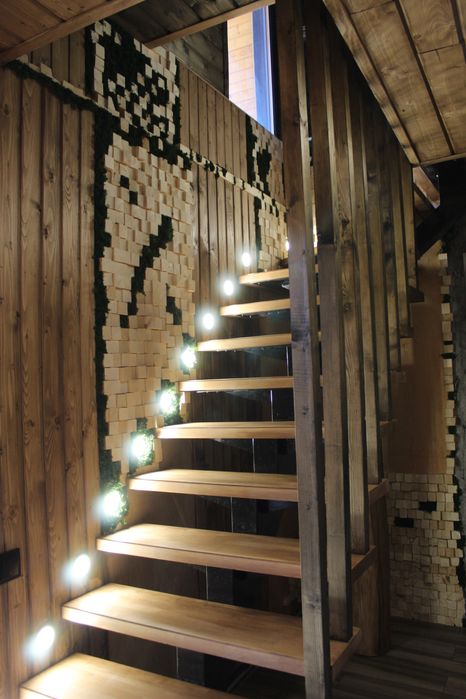 Двох поверховий котедж з чаном в карпатах