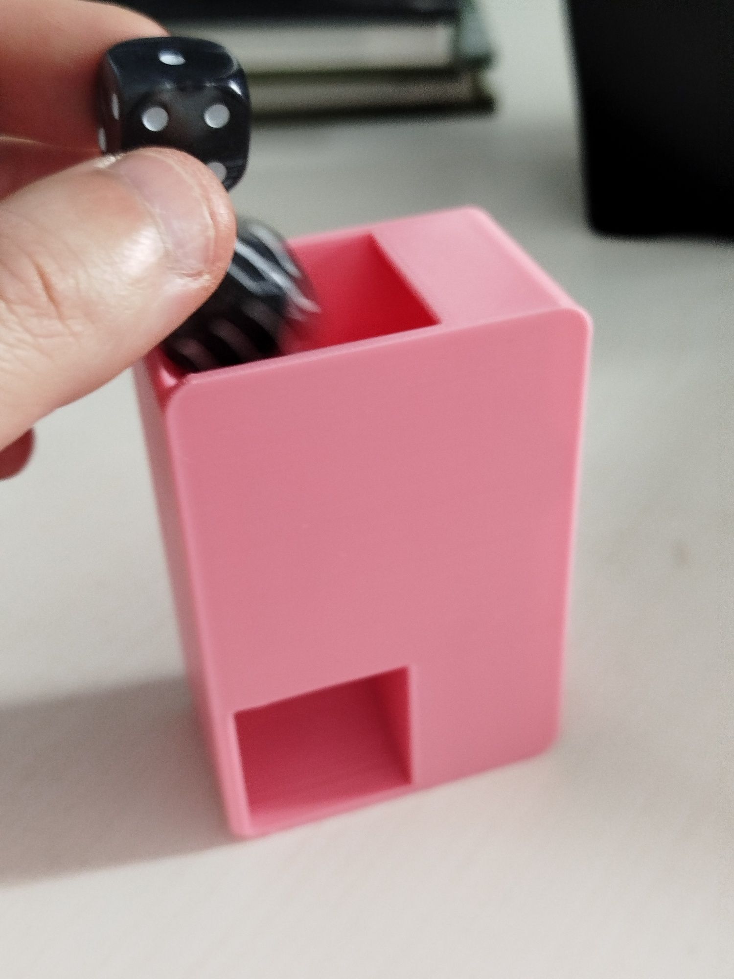 Mini Dice Tower (Pink)