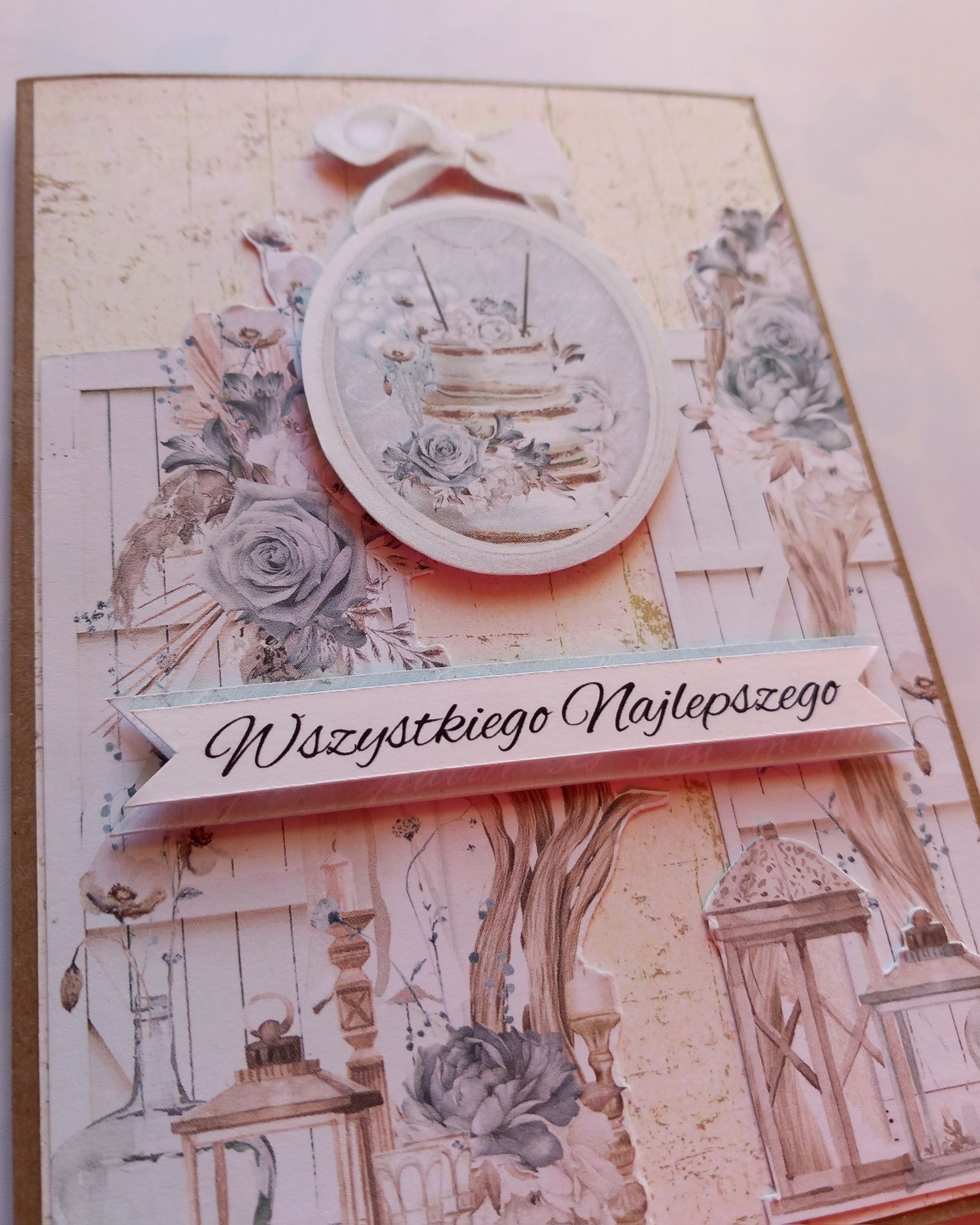 Kartka okolicznościowa ręcznie robiona