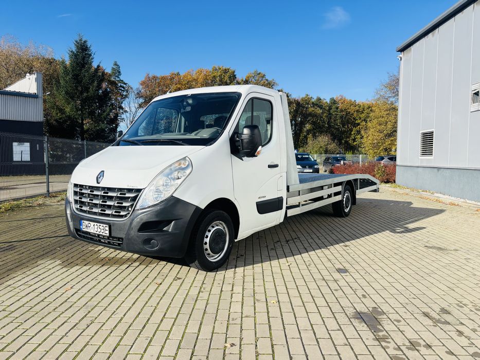 Renault Master 2.3 150KM najazd 2014r laweta 5m aluminium nowy klima