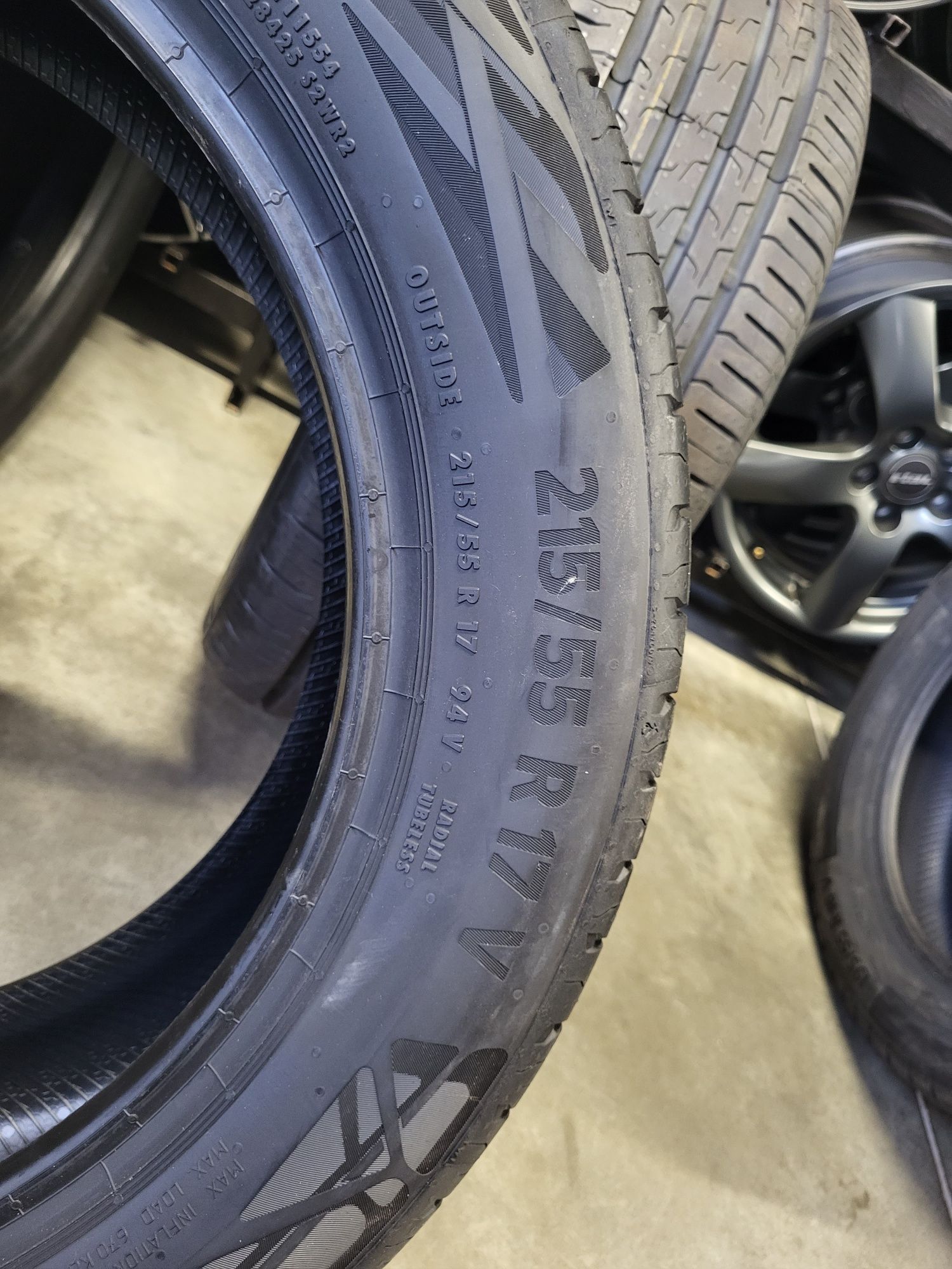 Opony letnie 215/55R17 Continental EcoContact 6 z końca 2022r !