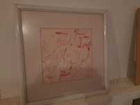 Conjunto de dois quadros.