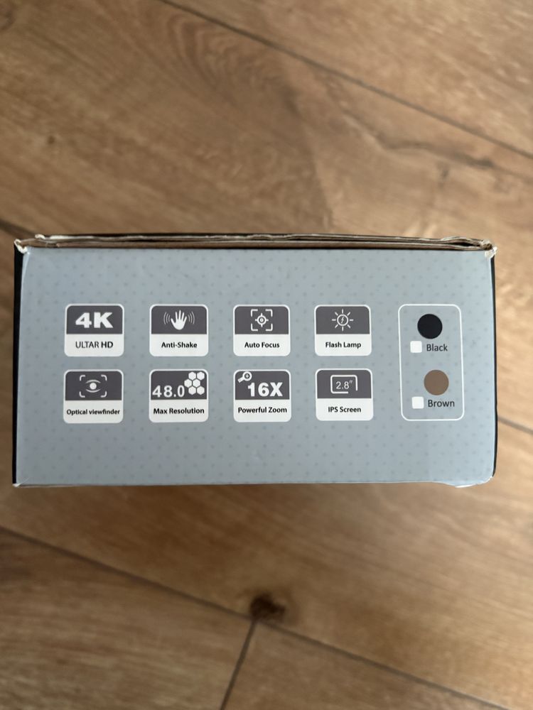 4K Digital Camera Auto Focus 48MP Vlogging Video for YouTube