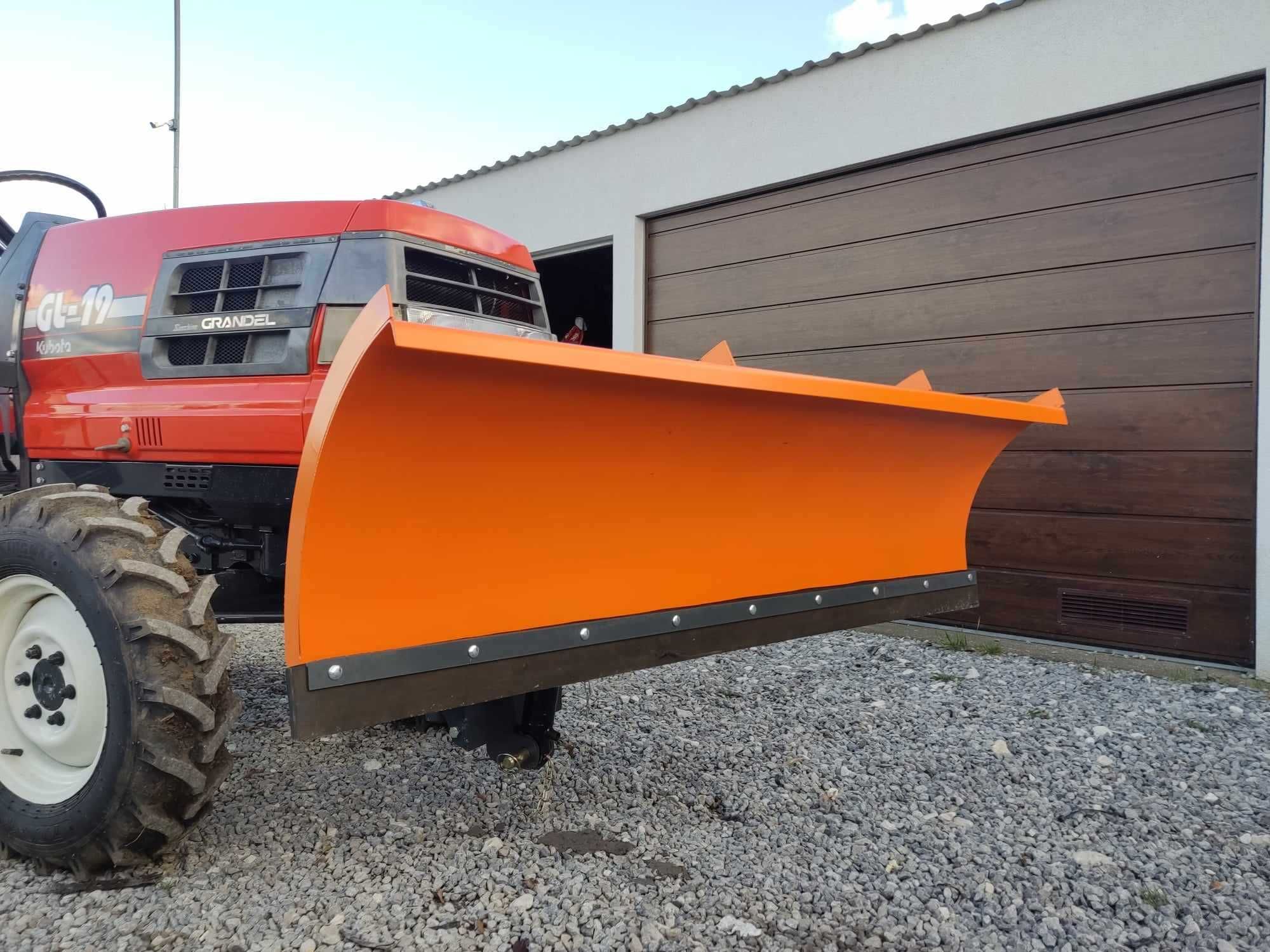 NOWY pług do śniegu do mini ciągnika traktorka solidne mocowanie